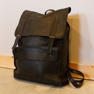 Genuine Leather Backpack
